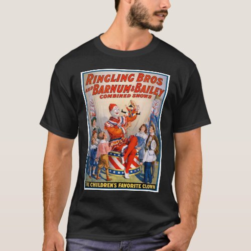 Ringling Bros and Barnum  Bailey Circus Poster T_Shirt