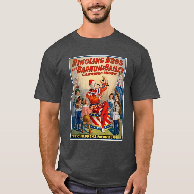 Ringling Bros and Barnum & Bailey Circus Poster T-Shirt (Front)