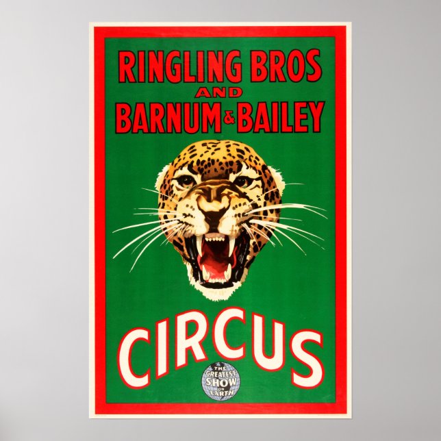 RINGLING BROS & BARNUM BAILEY American CIRCUS Ad Poster (Front)