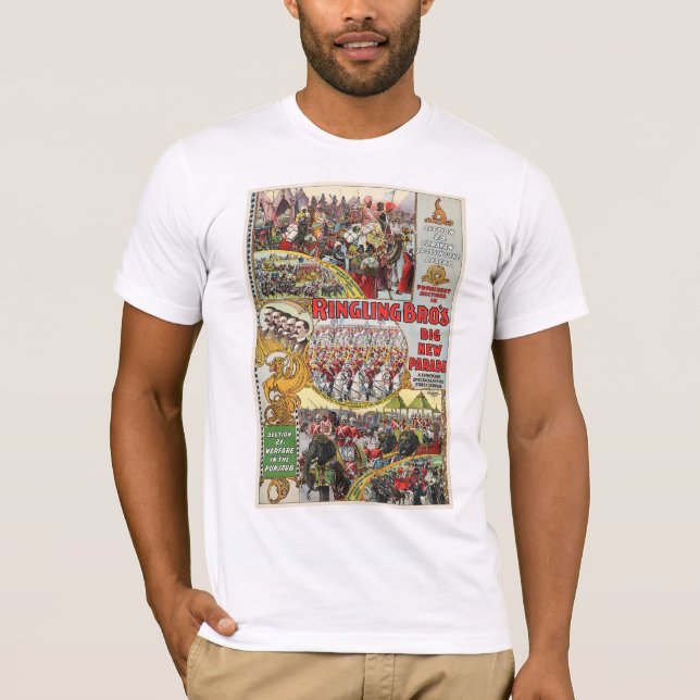 Ringling Bros Circus - Circa 1899 T-Shirt (Front)