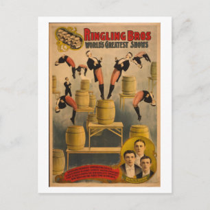 Ringling Bros. / Raschetta Bros. Postcard