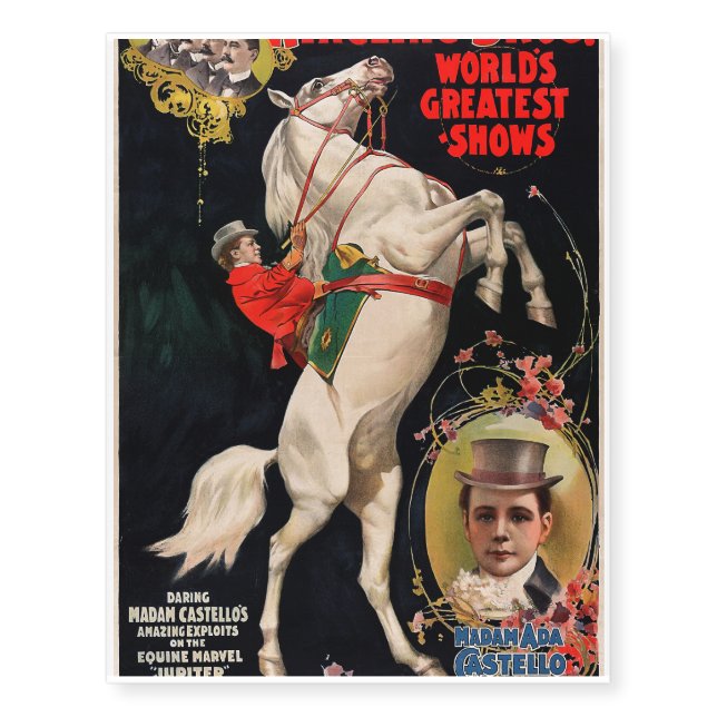 Ringling Bros. World's Greatest Shows Temporary Tattoos (Front)