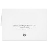 Ringling Museum Sarasota, Florida Cards (Back Horizontal)