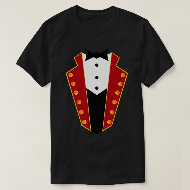 Ringmaster Costume Circus Showman Party  Gift  T-Shirt (Design Front)