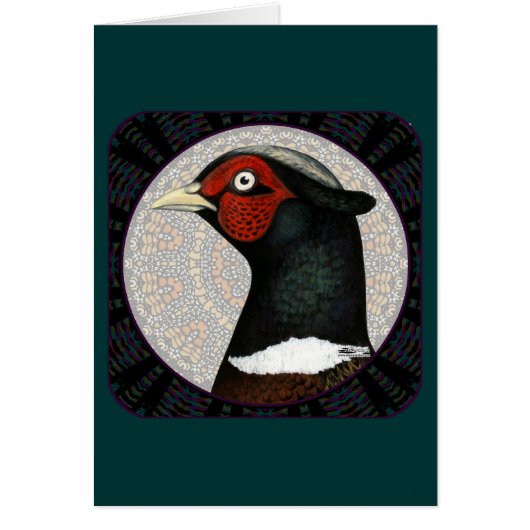 Ringneck Pheasant Circle Cards (Front)