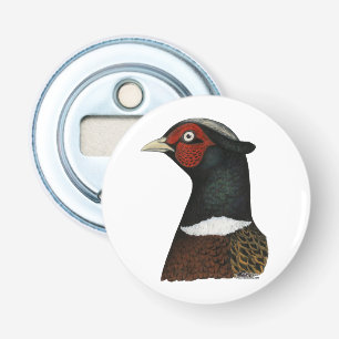 Ringneck Pheasant Head Bottle Opener
