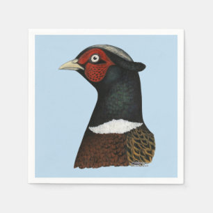 Ringneck Pheasant Head Napkins