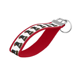 Ringneck Pheasant Head Wrist Keychain