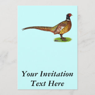 Ringneck Pheasant Rooster Invitation