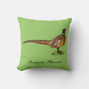 Ringneck Pheasant Rooster Throw Pillow