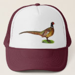 Ringneck Pheasant Rooster Trucker Hat