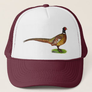 Ringneck Pheasant Rooster Trucker Hat
