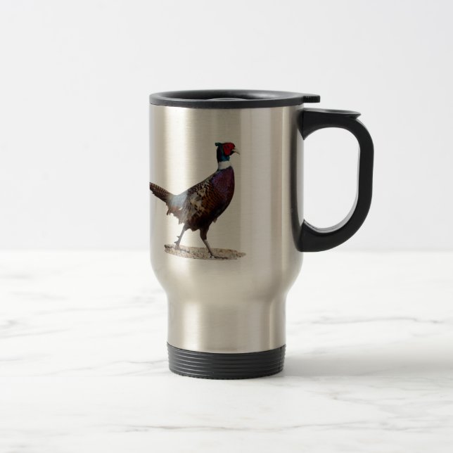 Ringnecked Pheasant Travel Mug (Right)