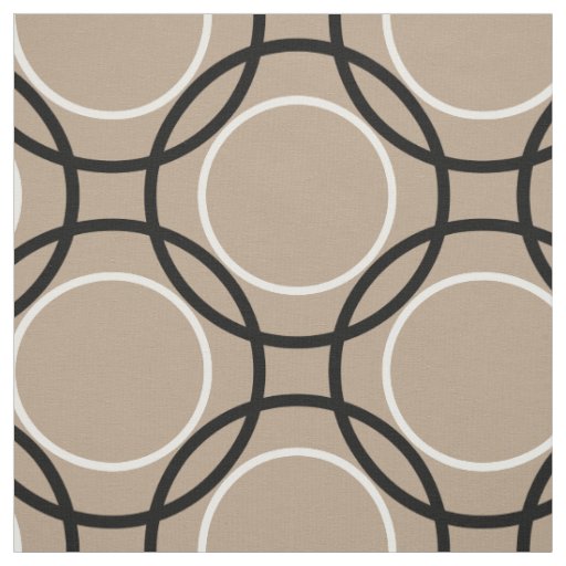 Rings black & white + your backgr. & ideas fabric