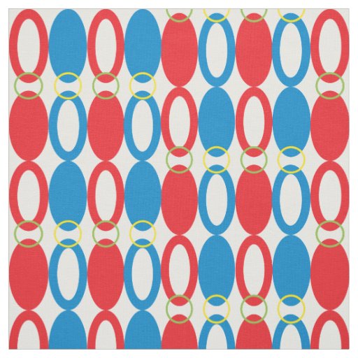 Rings | Blue and Red Fabric