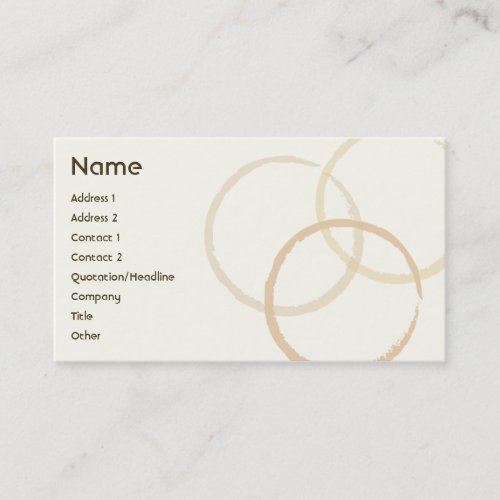Rings - Business Business Cards