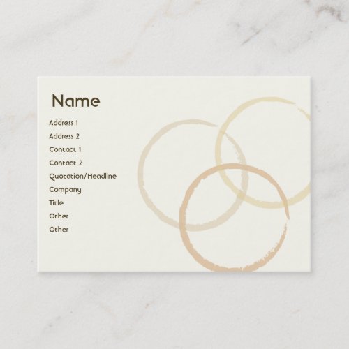 Rings - Chubby Business Cards