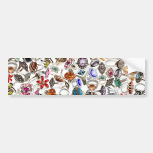 rings jewelry bumper sticker