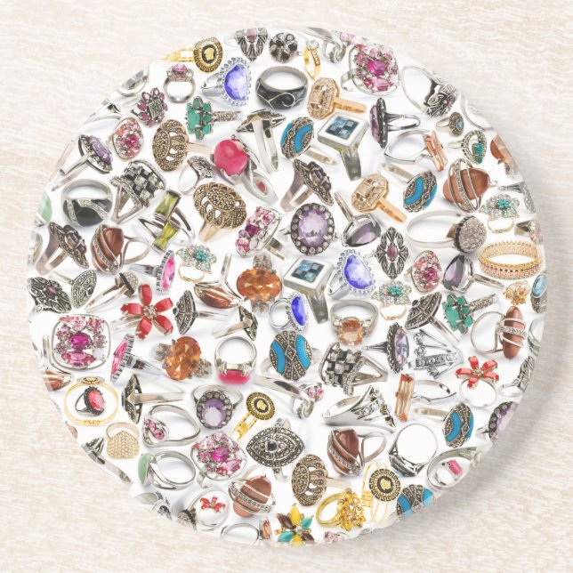 rings jewelry coaster (Front)