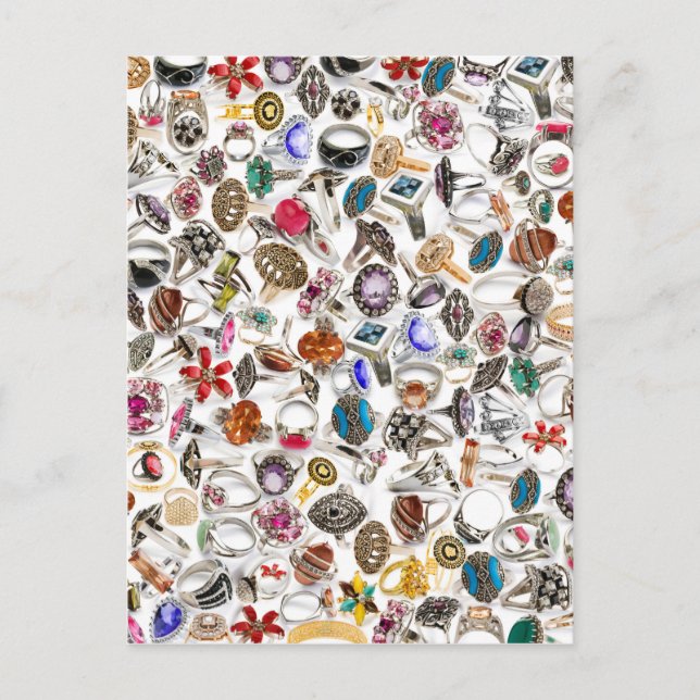 rings jewelry postcard (Front)