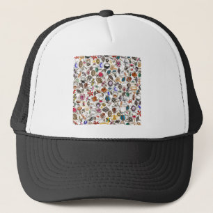 rings jewelry trucker hat