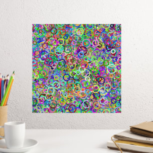 Rings of Color- Graffiti Foil Prints
