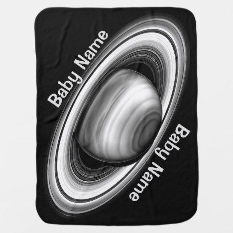 Rings of Gas Giant Saturn - solar system Stroller Blanket