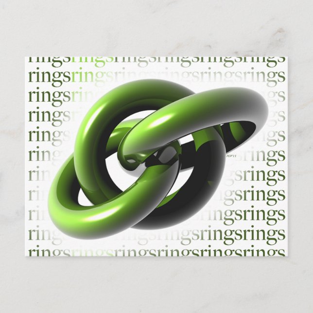 Rings of Green Postcard (Front)