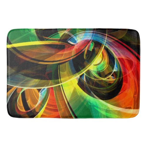 Rings of Reflection Bath Mat