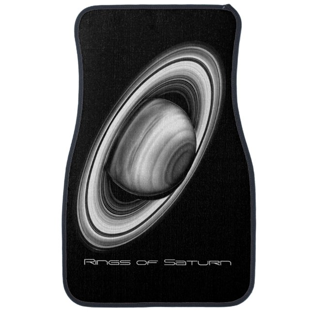 Rings of Saturn Solar System Picture Car Floor Mat (Front)