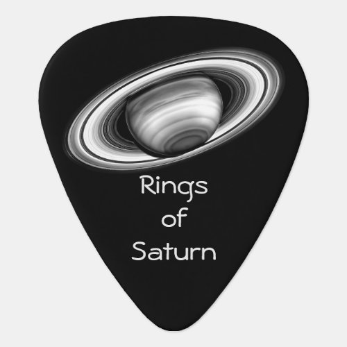 Rings of Saturn Solar System Picture Guitar Pick