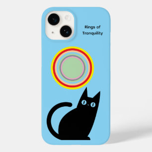 Rings of Tranquility – Light Blue iPhone Case