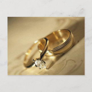 Rings RSVP Invitation Postcard