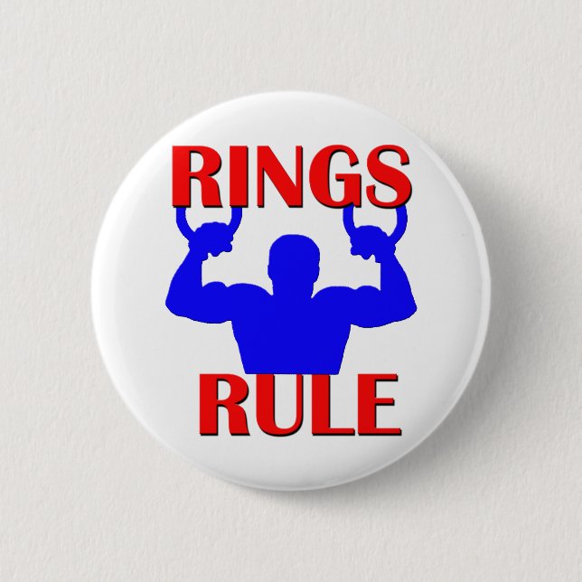 Rings Rule Pinback Button (Front)