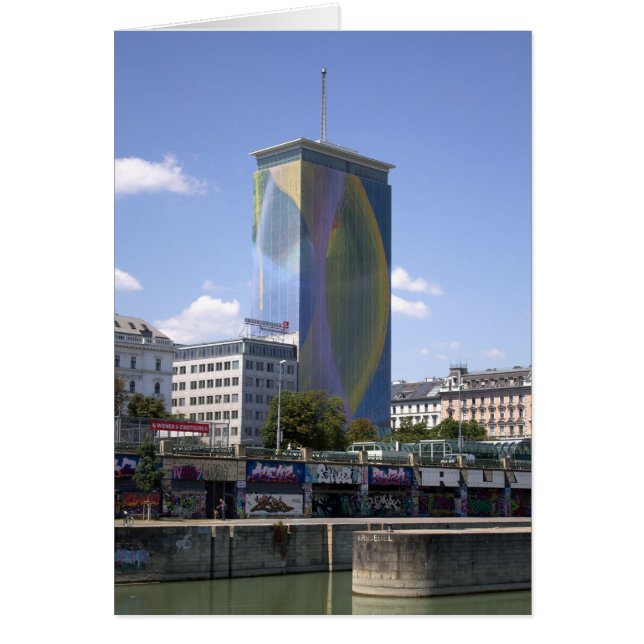 Ringturm In Vienna Austria Cards (Front)