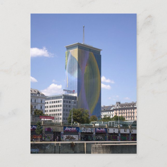 Ringturm In Wien Österreich Postcard (Front)