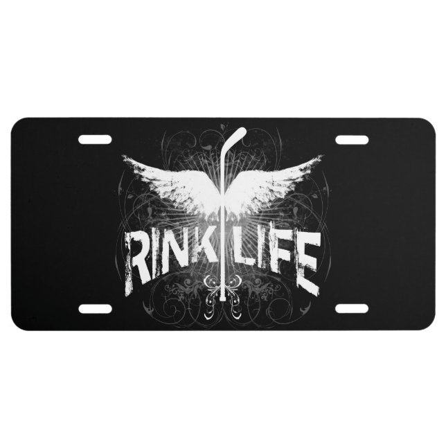 Rink Life (Hockey) License Plate (Front)