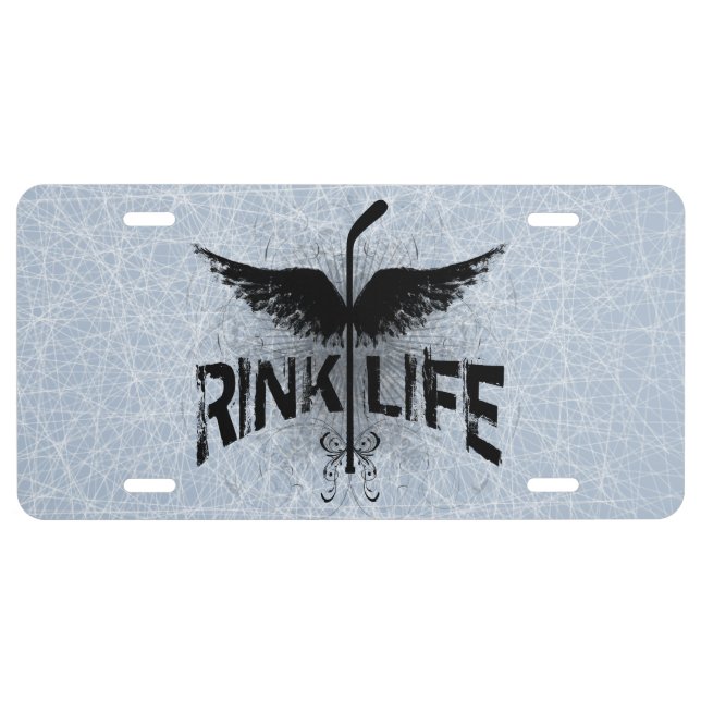 Rink Life (Hockey) License Plate (Front)