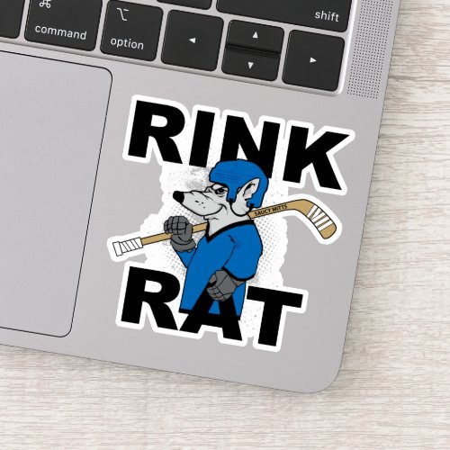 Rink Rat Hockey Sticker