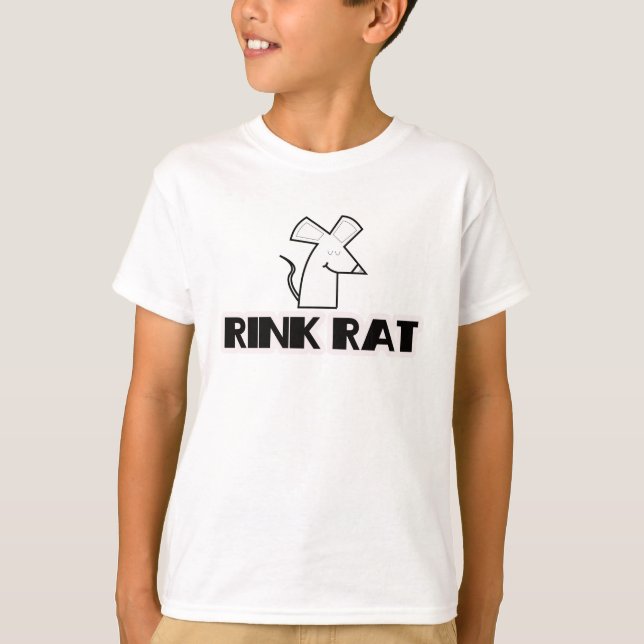 Rink Rat Kids Youth T-Shirt (Front)