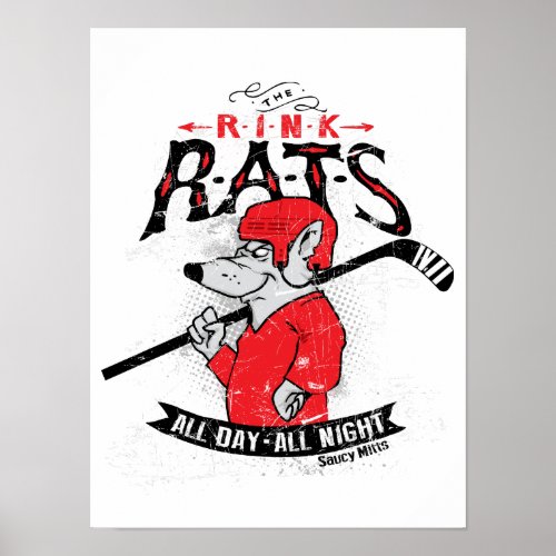 Rink Rats Hockey Poster