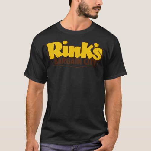 Rinks Bargain City Retro Defunct Cincinnati Discou T_Shirt