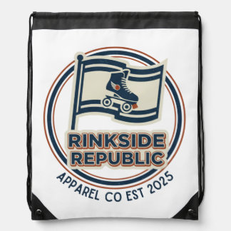 Rinkside Republic Logo Shirt Drawstring Bag