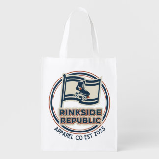 Rinkside Republic Logo Shirt Grocery Bag