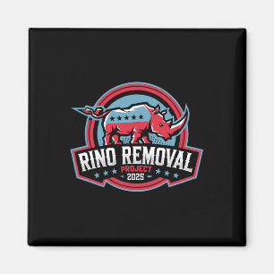 Rino Removal Project Rrp Funny Trump Conservative  Magnet
