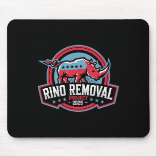 Rino Removal Project Rrp Funny Trump Conservative Mouse Pad