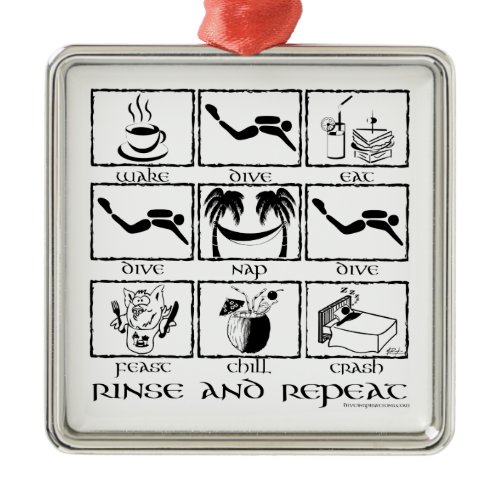 Rinse and Repeat Ornament