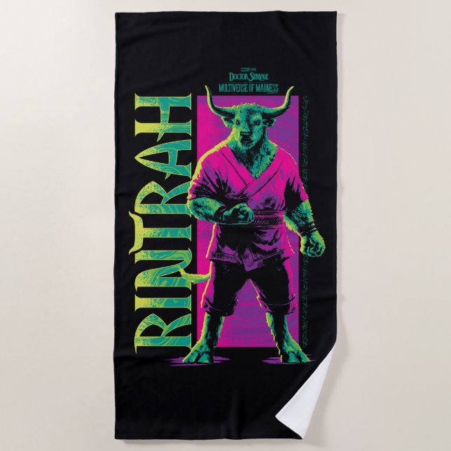 Rintrah of R'vaal Beach Towel (Front)