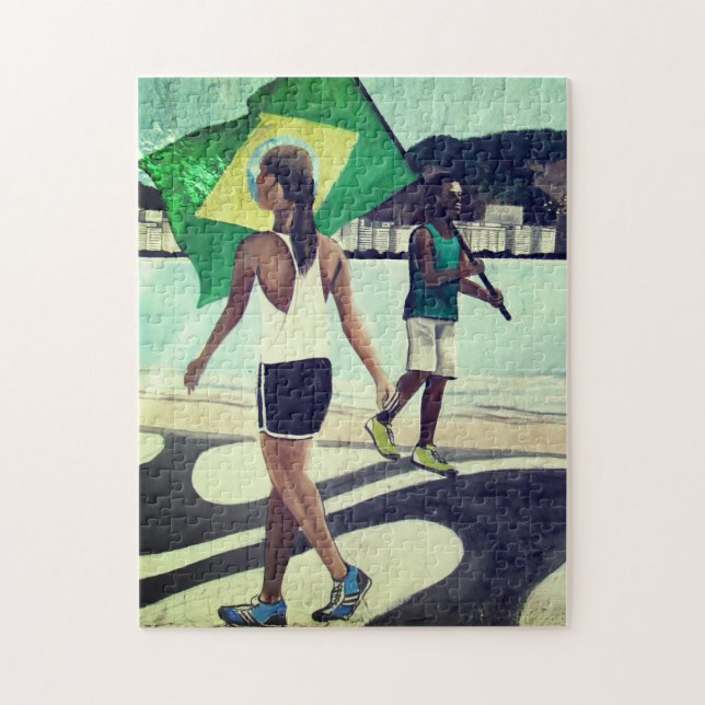 rio beach brazil jigsaw puzzle (Vertical)