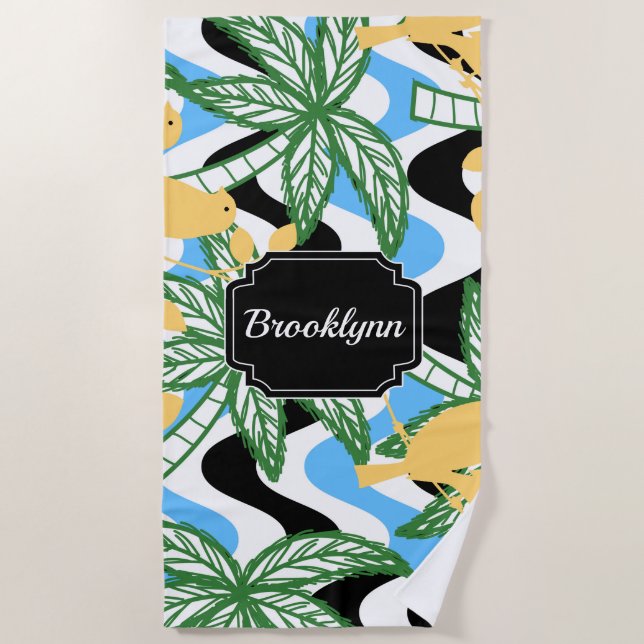Rio Brazil Beach Towel (Front)
